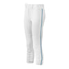 Mizuno Womens Select Belted Piped Pant Apparel Mizuno White/Navy XXL 