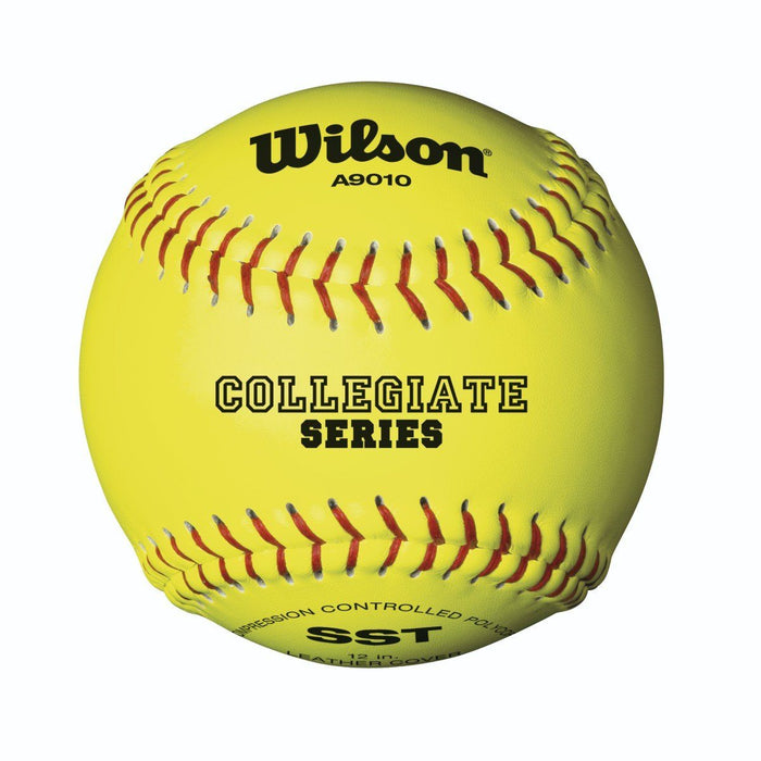 Wilson Collegiate Fastpitch Softball 12 inch (Dozen): A9010BSST Balls Wilson Sporting Goods 