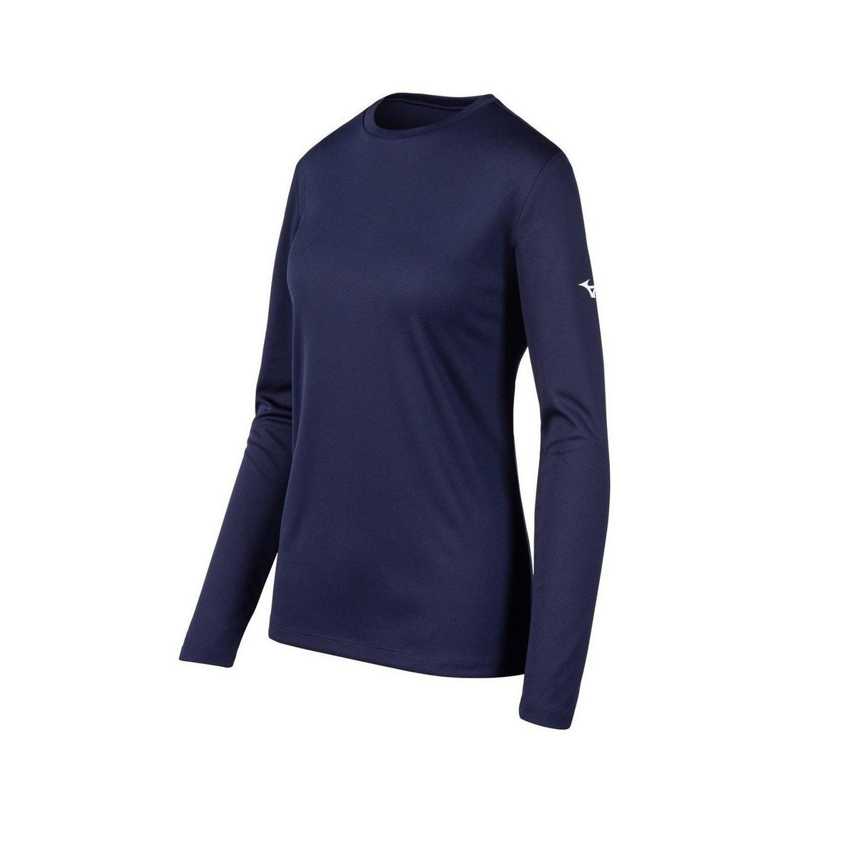 Mizuno Women&#39;s Long Sleeve T-Shirt: 530044 Apparel Mizuno Small Navy 
