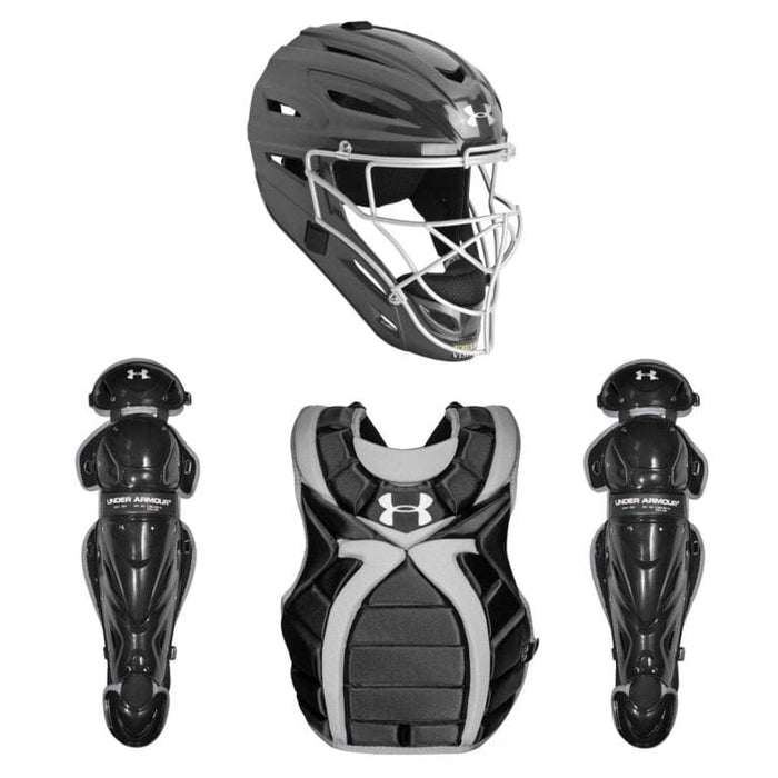 Under Armour Girl's Victory Series Fastpitch Catcher's Set: UAWCK2-JRVS Equipment Under Armour Black 