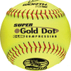 Worth WSL Synthetic Slowpitch 12 Inch Softball (Dozen): YS44WSLS Balls Worth One Dozen (12 Balls) 
