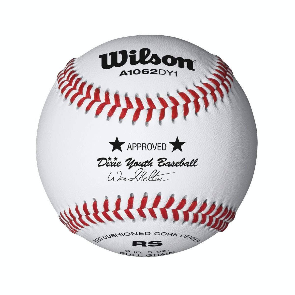 Wilson A1062BDY1 Dixie Youth Baseball (Dozen) Balls Wilson Sporting Goods 